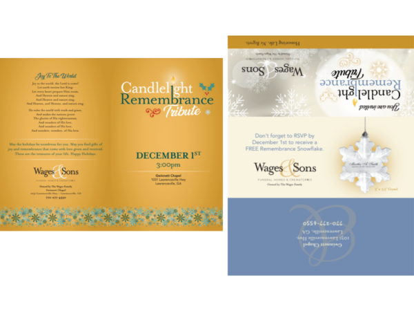 Candlelight Remembrance Items